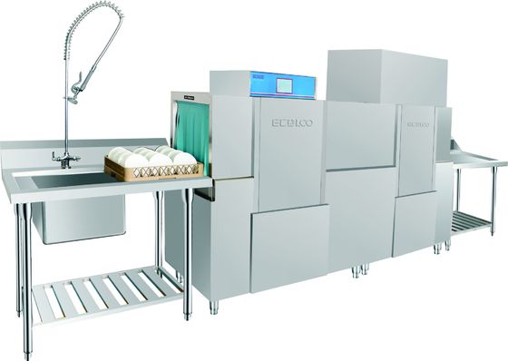 الصين 180 رفوف المطبخ التجاري معدات غسل الاطباق 300-400 مقاعد عبء العمل المزود