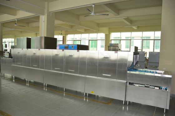 الصين التلقائي آلة غسل الصحون نوع الرحلة غسالة الصحون 1900H 7000W 850D داخل المزود
