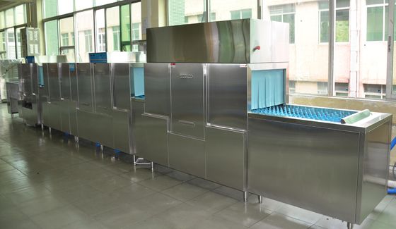 الصين معدات غسل الاطباق التجارية الفولاذ المقاوم للصدأ المقاصف الموظفين ECO-L850CP3H2 المزود