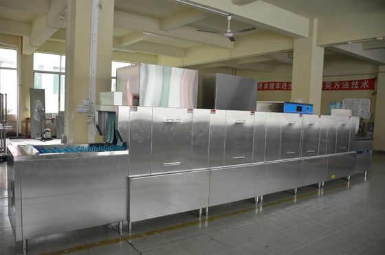 الصين مطبخ مركزي التجارية آلة غسل الاطباق 44KW / 80KW ECO-L700P3H2 المزود